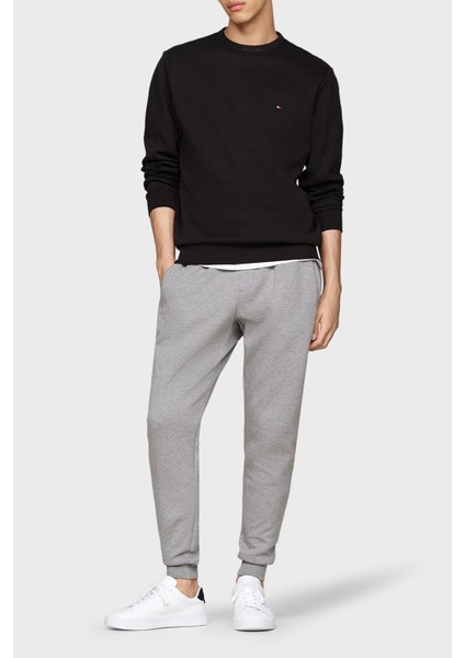 Pamuklu Regular Fit Bisiklet Yaka Logolu Sweat Erkek Sweat MW0MW37241 Bds fiyatları