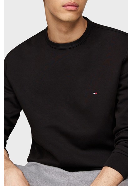 Pamuklu Regular Fit Bisiklet Yaka Logolu Sweat Erkek Sweat MW0MW37241 Bds fırsatları