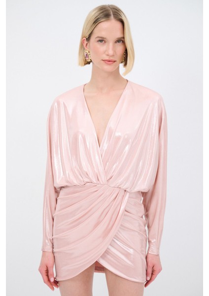 Moda Tutkusu Drape Detaylı Elbise
