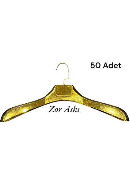 Gold Ceket Askısı Elbise Askısı Takım Askısı Lüks Kanca Formu 50ADET