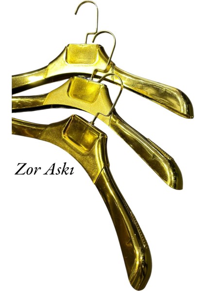 Gold Ceket Askısı Elbise Askısı Takım Askısı Lüks Kanca Formu 50ADET modelleri
