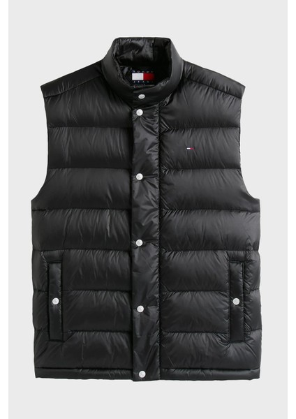 Logolu Regular Fit Dik Yaka Kapitoneli Yelek Erkek Yelek DM0DM21777 Bds indirimleri