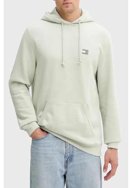 Logolu Pamuklu Regular Fit Kapüşonlu Sweat Erkek Sweat DM0DM20258 M1C