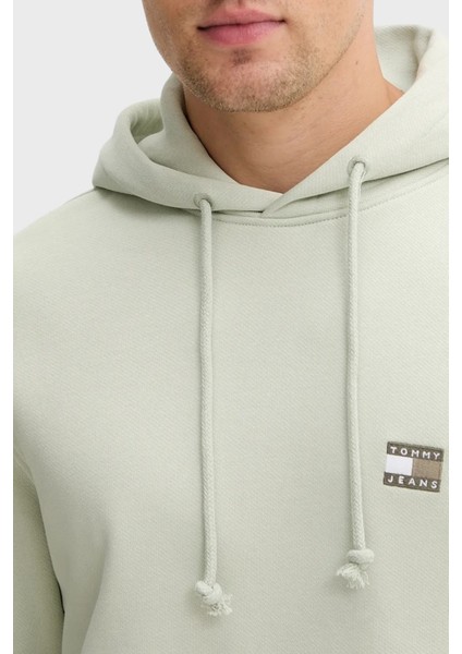 Logolu Pamuklu Regular Fit Kapüşonlu Sweat Erkek Sweat DM0DM20258 M1C modelleri