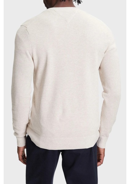 % 100 Pamuk Regular Fit Bisiklet Yaka Kazak Erkek Kazak MW0MW36347 Hgf modelleri
