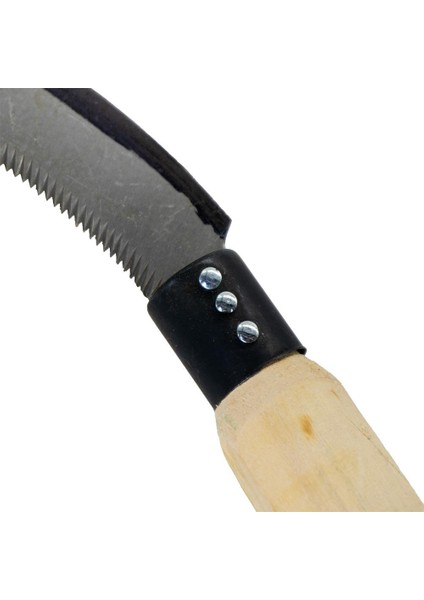 6364 Ahşap Saplı Testere Dişli Mini Hasat Orak modelleri