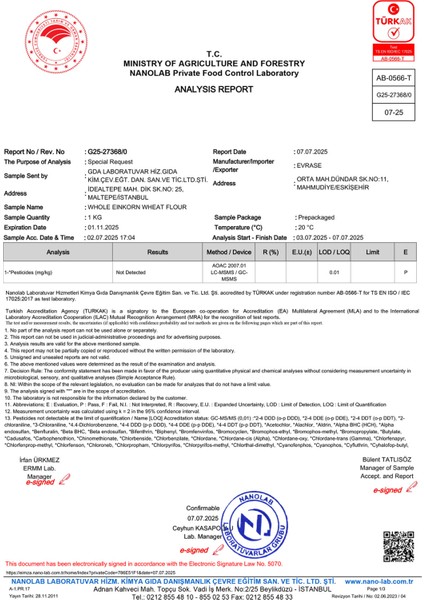 Yediveren (Peygamber Buğdayı) 25 kg