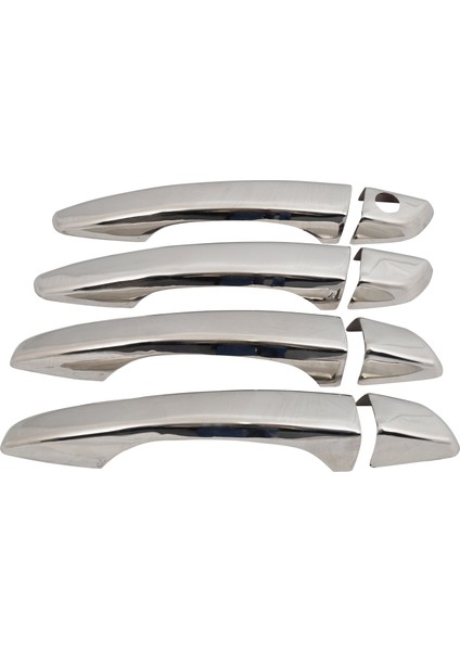 Fiat Doblo Uyumlu 2022 ve Üzeri Krom Kapı Kolu 4 Kapı Paslanmaz Çelik indirimleri