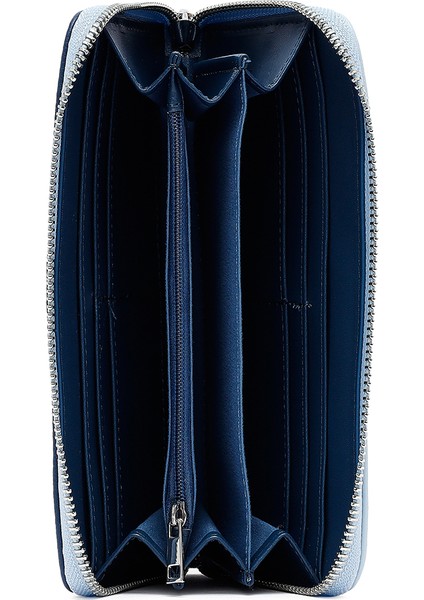 Kadın Mavi Cüzdan 000A2D550714 indirimleri