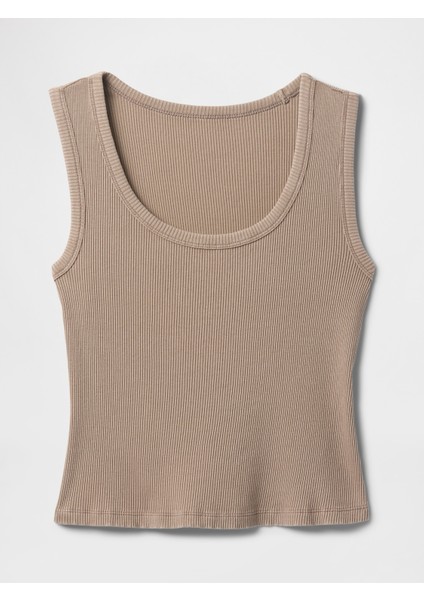 Kadın Açık Kahverengi Fitilli Halter Yaka Atlet fiyatları