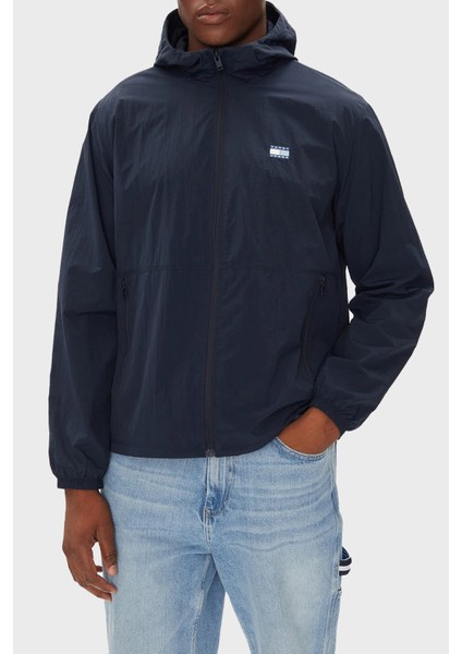 Relaxed Fit Kapüşonlu Su Itici Logolu Mont Erkek Mont DM0DM21393 C1G