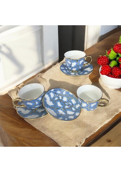 Yaldızlı Porselen Türk Kahve Fincan Seti 2Lİ fiyatları