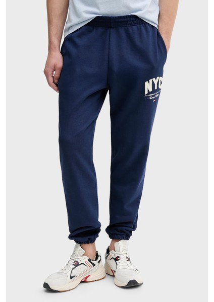 Logolu Pamuklu Regular Fit Ribanalı Paça Pantolon Erkek Pantolon MW0MW39688 C7G