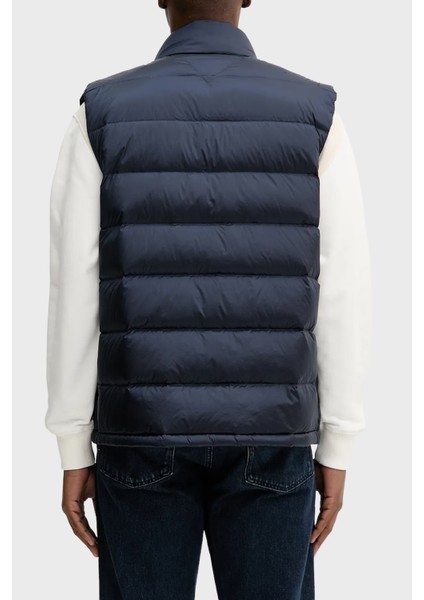 Logolu Regular Fit Dik Yaka Kapitoneli Şişme Yelek Erkek Yelek DM0DM21777 C1G modelleri