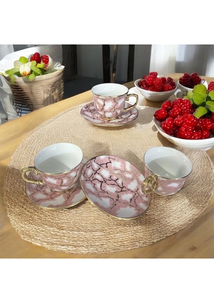 Yaldızlı Porselen Türk Kahve Fincan Seti 2Lİ modelleri