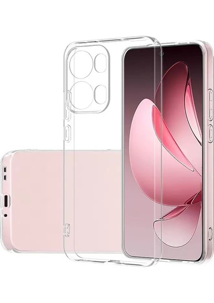 Reno 13 Pro Kılıf Alt Süper Silikon Kapak - Şeffaf fiyatları