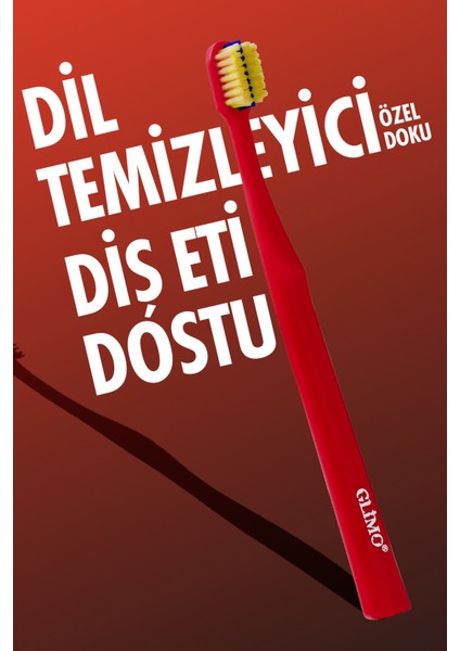Ortodontik Diş Fırçası 4000 | Fda Onaylı,bpa Içermez,diş Teli Temizliği | 0,12 Mm Fırça Kılı, Bordo