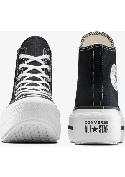 Chuck Taylor All Star Lift Double Stack Kadın Siyah SNEAKER.001 modelleri
