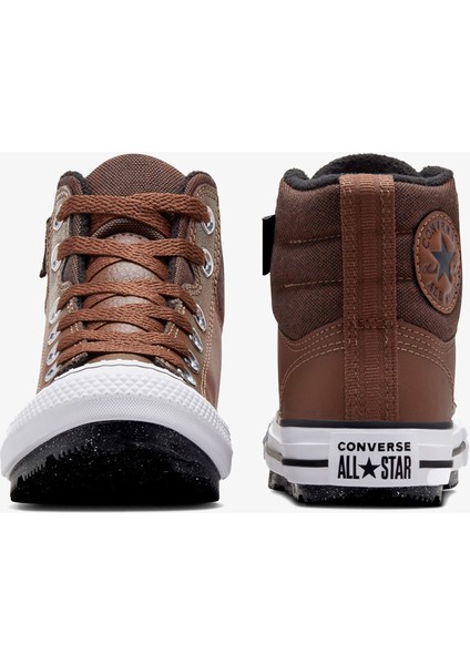 Chuck Taylor All Star Berkshire Çocuk Kahverengi Deri BOT.202 modelleri