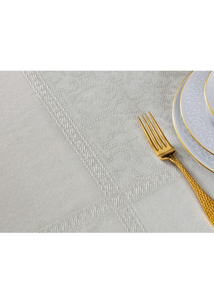 Moroccon Masa Örtüsü - Açık Gri - 160X230 cm modelleri