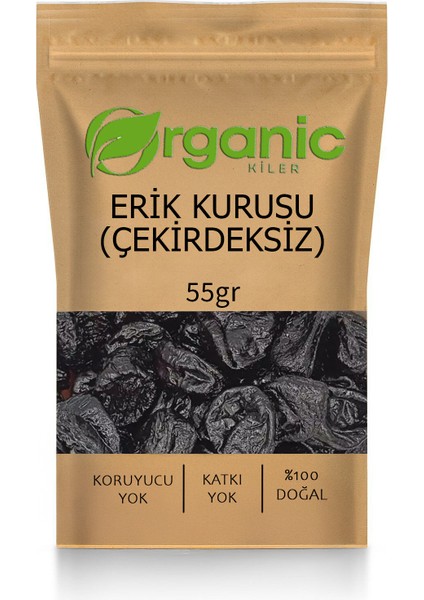 Çekirdeksiz Erik Kurusu 55 gr Lezzetli & Doğal - Sağlıklı Ara Öğün & Atıştırmalık