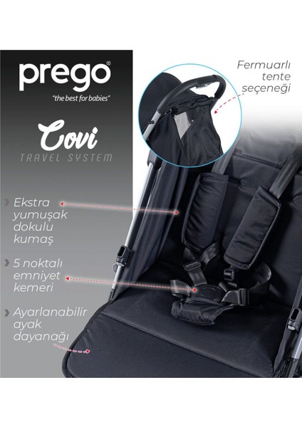 Moda Bebekler 2024 Covi Kabin Travel Sistem Bebek Arabası indirimleri