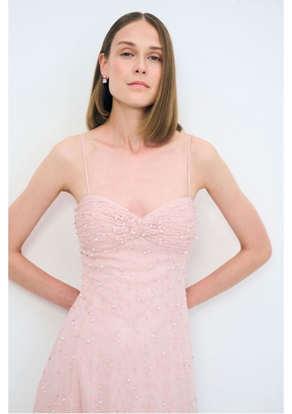 Night Zoom Mini Boncuk Işelmeli Elbise modelleri