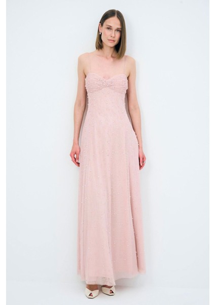 Night Zoom Mini Boncuk Işelmeli Elbise fırsatları