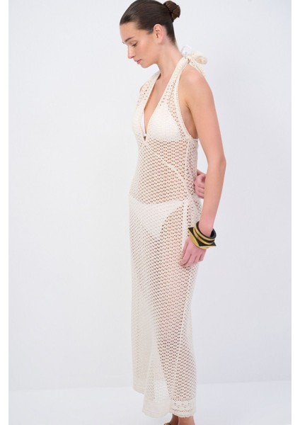 Moda Tutkusu Güpür Uzun Elbise modelleri