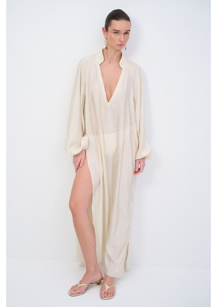 Moda Tutkusu Uzun V Yaka Elbise fırsatları