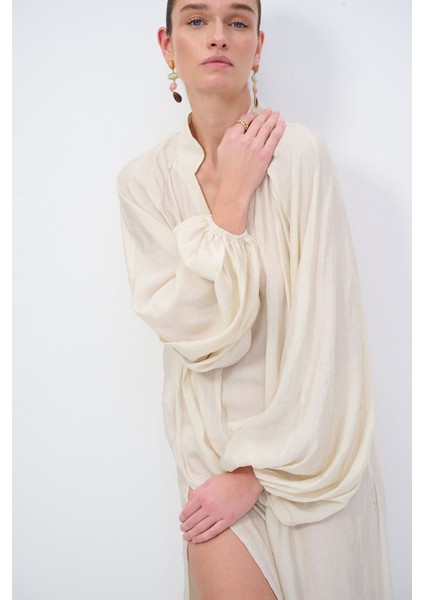 Moda Tutkusu Uzun V Yaka Elbise indirimleri