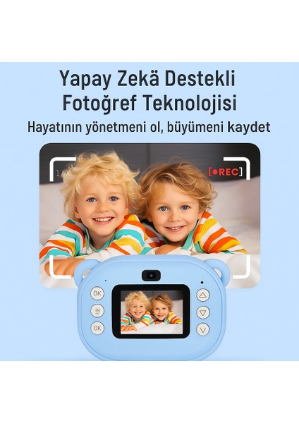 Anında Baskı Özellikli Çocuk Kamerası – Saniyeler Içinde Fotoğraf, Beklemeden Çıktı modelleri