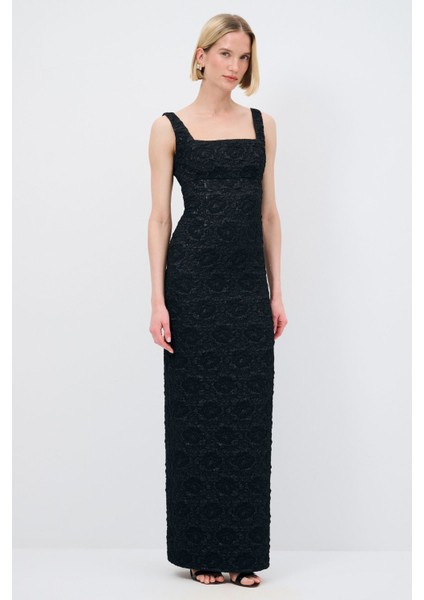 Mert Aslan Kare Yaka Uzun Jakar Elbise fırsatları