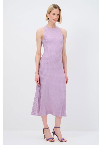 Mert Aslan Halter Yaka Örme Taşlı Elbise fırsatları