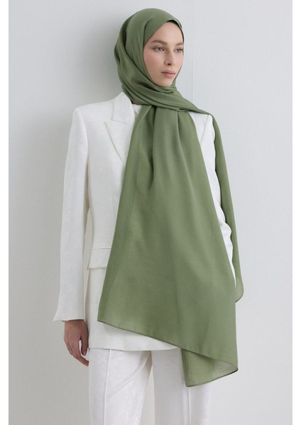 Paris Ipeği Açık Haki Renk Pamuklu Şal