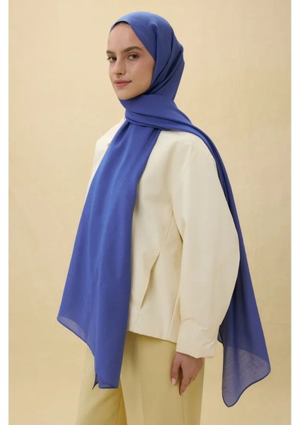 Paris Ipeği Saks Mavi Renk Pamuklu Şal fiyatları
