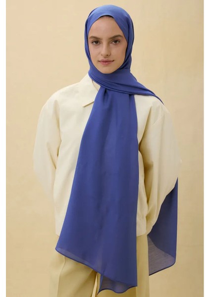 Paris Ipeği Saks Mavi Renk Pamuklu Şal modelleri