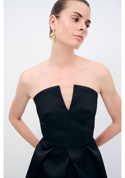 Night Zoom Straplez Elbise modelleri