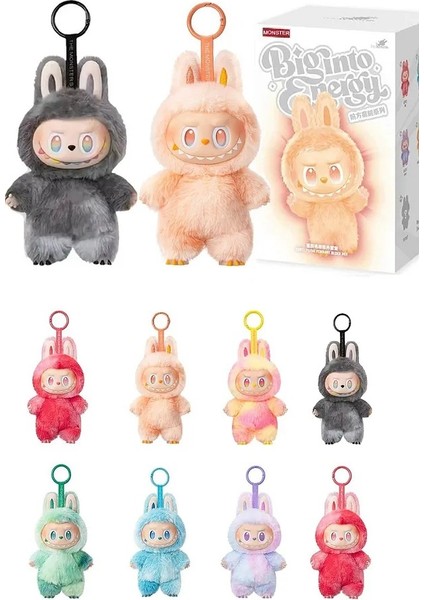 The Monsters Serisi Peluş Bebek Anahtarlık Sevimli Figür Big Into Energy Kutulu