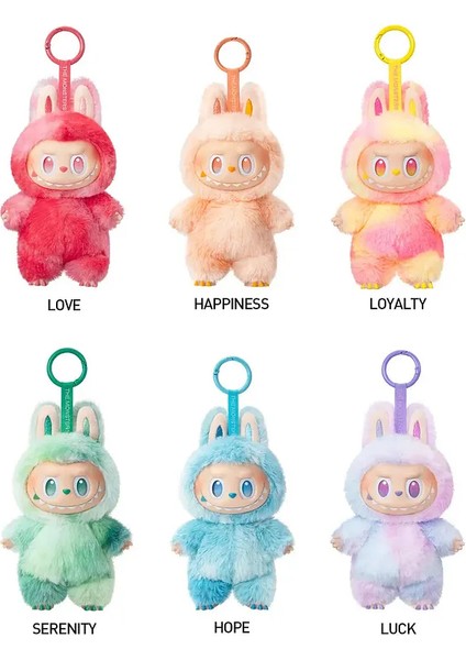 The Monsters Serisi Peluş Bebek Anahtarlık Sevimli Figür Big Into Energy Kutulu