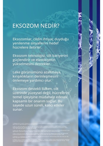 Stemagé Exosome Kök Hücre / Nemlendirici-Parlak Görünüm Sağlayan Gündüz Eksozom Kremi 50 ml indirimleri