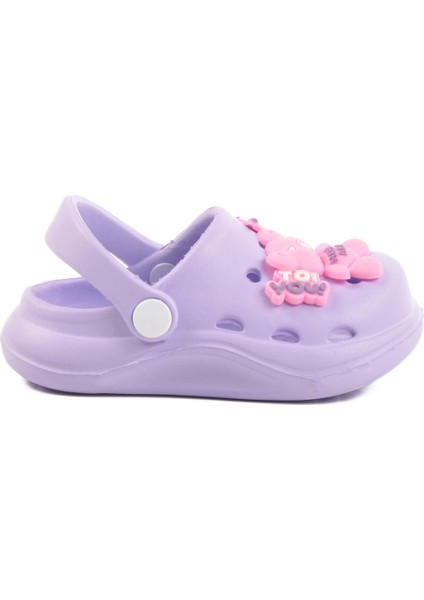 Lila Kız Çocuk Sabo Terlik