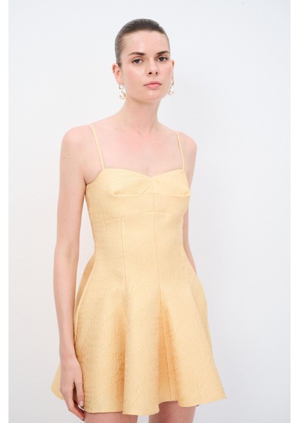 Night Zoom Bağlama Detaylı Jakar Elbise fiyatları