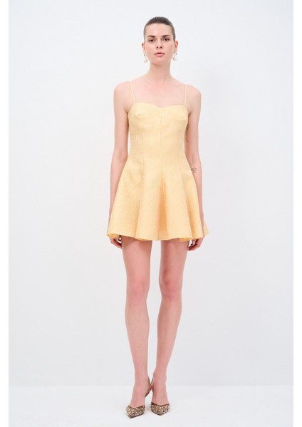 Night Zoom Bağlama Detaylı Jakar Elbise fırsatları