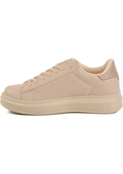 Ekru Bağcıklı Kadın Sneaker fiyatları