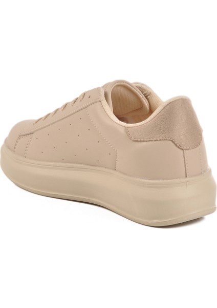Ekru Bağcıklı Kadın Sneaker fırsatları