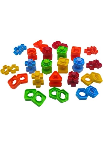 45 Parça Geometrik Somun Cıvata