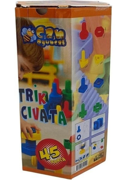 45 Parça Geometrik Somun Cıvata fiyatları