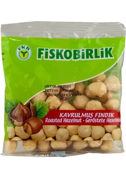 Kavrulmuş Fındık 40 gr x 8 Adet