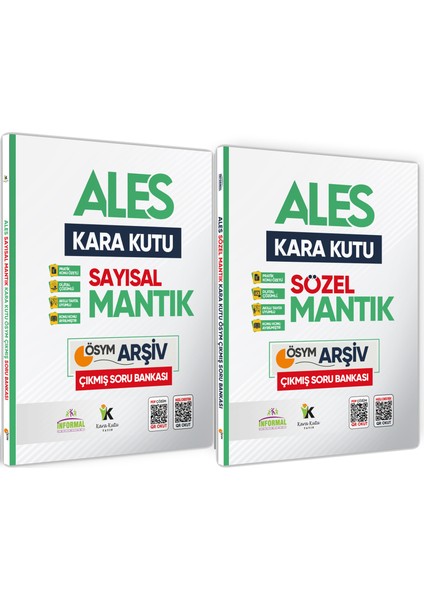 ALES Sayısal ve Sözel Mantığın Kara Kutusu Konu Özetli Tamamı Dijital Çözümlü Sor Bankası